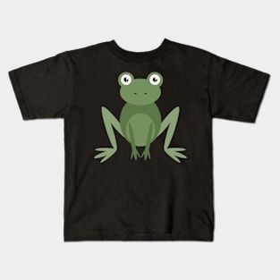 Green frog Kids T-Shirt